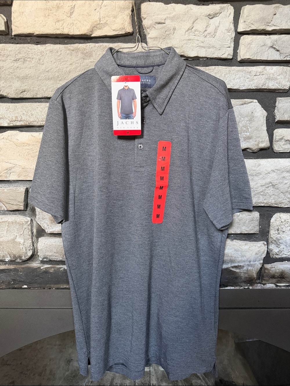 Jachs Men’s Heather Gray Polo Shirt